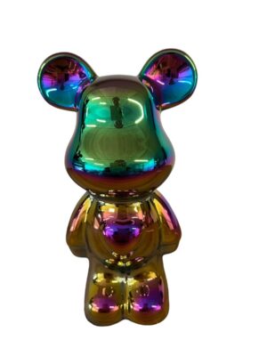 Ceramic bear 18cm kleurrijk