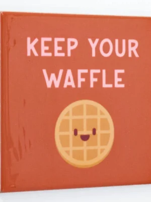 Tegeltje keep your waffle